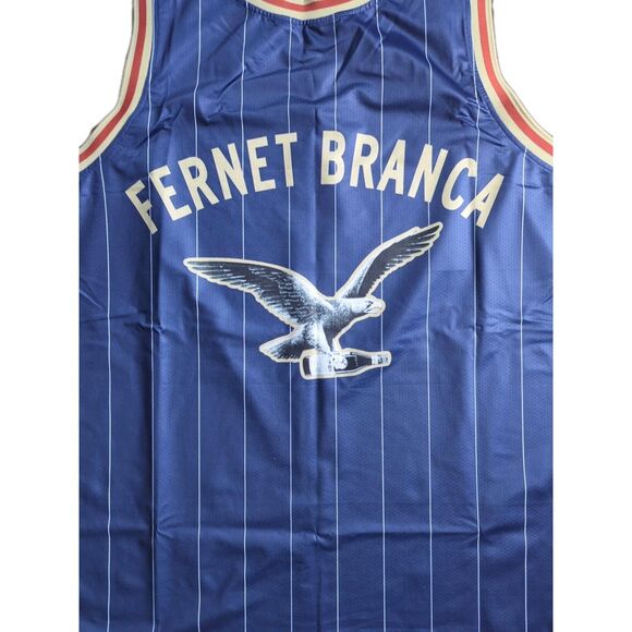 Fernet Branca Basketball Jersey Rare #45 Eagle Logo Americana Patriotic Size XL - Picture 4 of 4